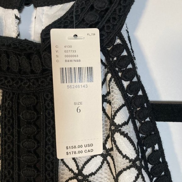 Anthropologie Eli & Ali Ninetta Lace Sleeveless Dress, Size 6, New with Tags - Picture 16 of 16